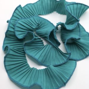 Mini plisado turquesa