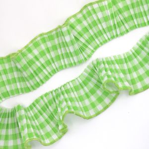 Tira popelina cuadrillé verde cata