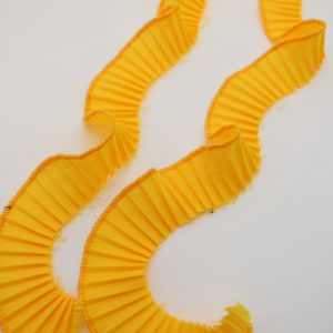 Mini plisado amarillo