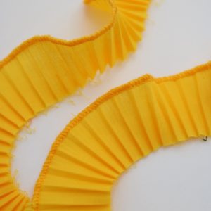 Mini plisado amarillo