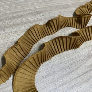 Mini plisado Camel