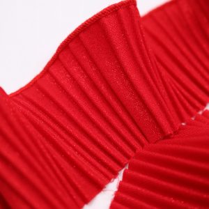 Plisado rojo Shine