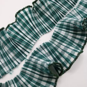 Plisado Vichy verde