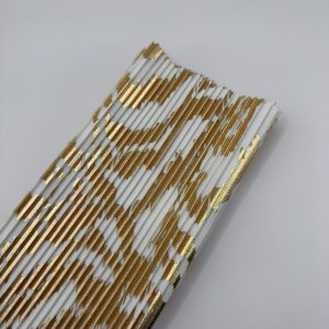 Pieza plisada felino gold