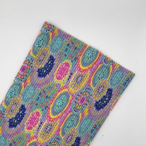 Pieza popelina mandala arcoíris